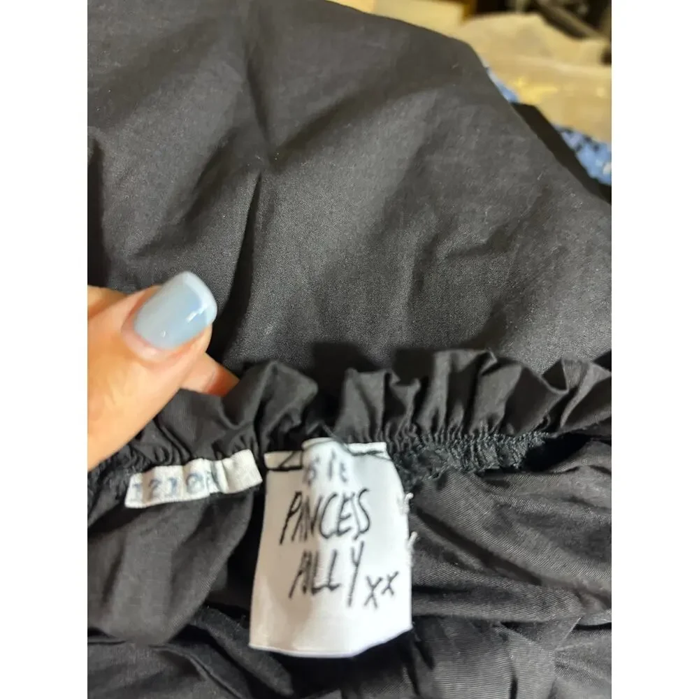 Princess Polly Black Mini Smocked Dress XS - Picture 6 of 6
